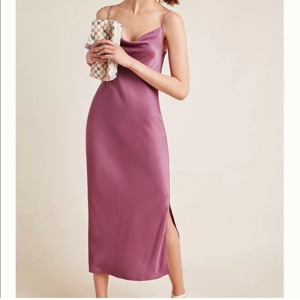 Anthropologie Elyse slip dress